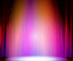 Color light effect vector