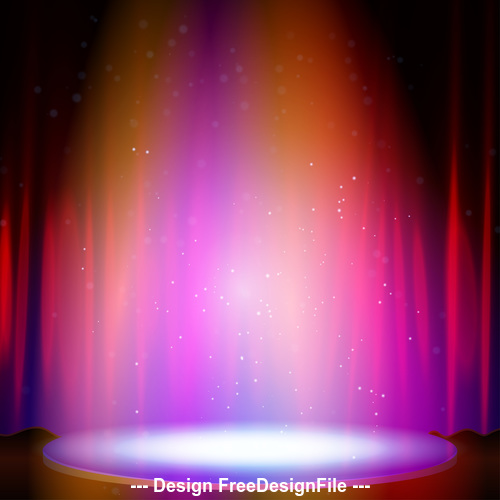 Color light effect vector