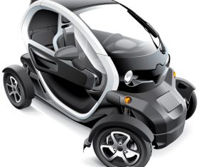 Concept mini car vector
