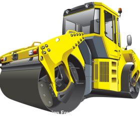 Construction roller vector