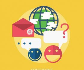 Consulting elements vector