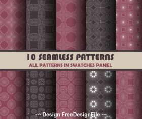 Dark red and black seamless pattern vector