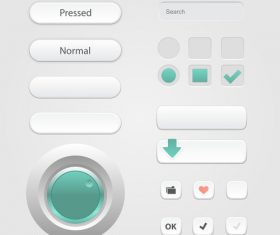 Design button template vector