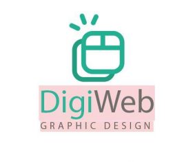Digi web logo vector