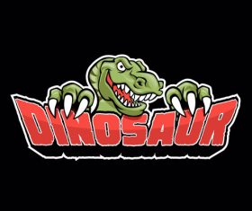 Dino logo vector