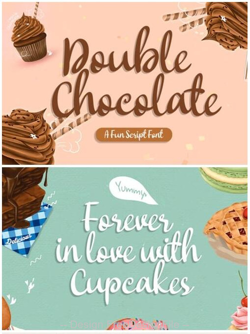 Double Chocolate Fonts