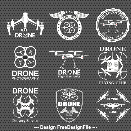 Drone icon vector