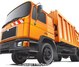 Dump truck vector