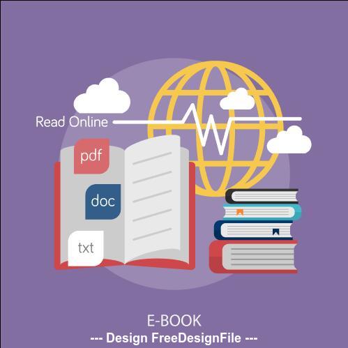 E-Book elements vector