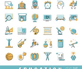 Education icon vector