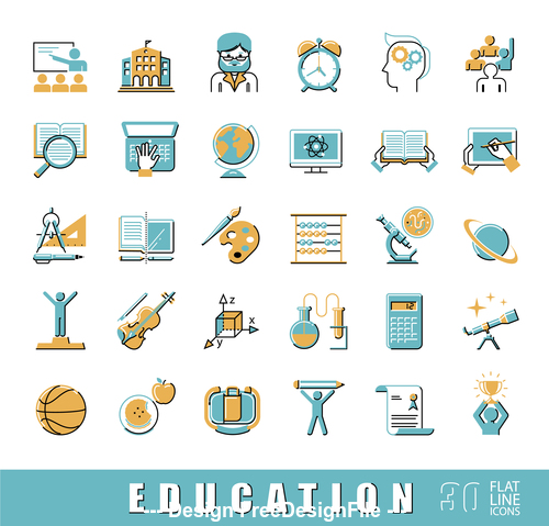Education icon vector