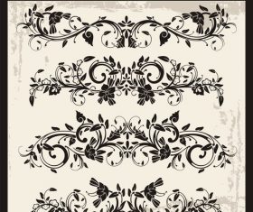 Flower traditional decoration illustration vector