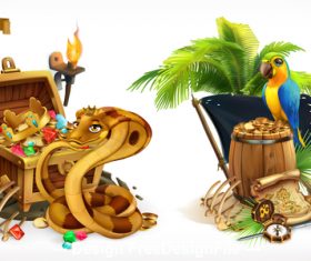 Fortune cartoon vector