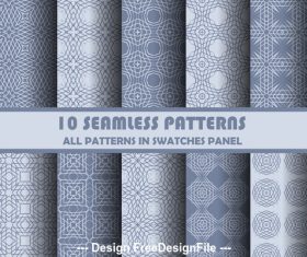Geometric seamless pattern vector