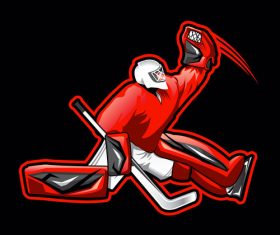Goalie logo vector