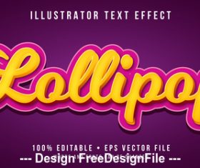 Golden editable font effect text vector