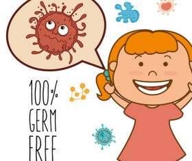 Health cartoon vector