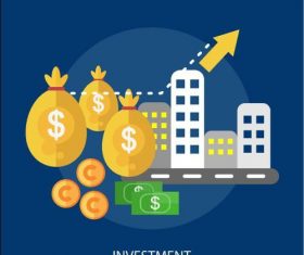 Investment elements vector