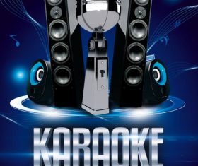 Karaoke Party PSD Flyer Template