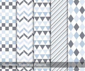 Lattice and triangle seamless background pattern vector