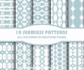 Light geometric seamless pattern vector