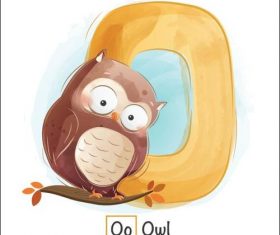 Look at the picture literacy O letter vector