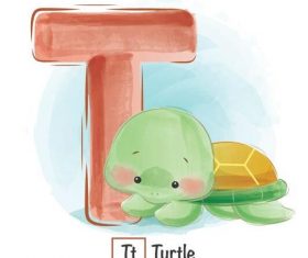 Look at the picture literacy T letter vector