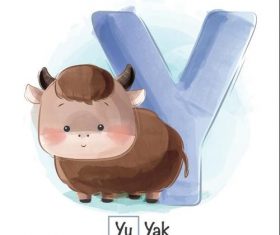 Look at the picture literacy Y letter vector