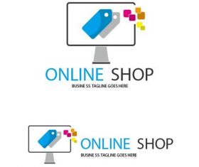 Online spot logo vector