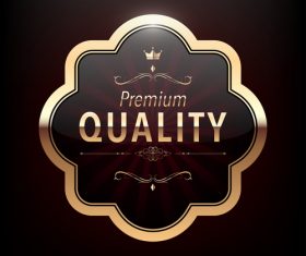 Plum-shaped label vector