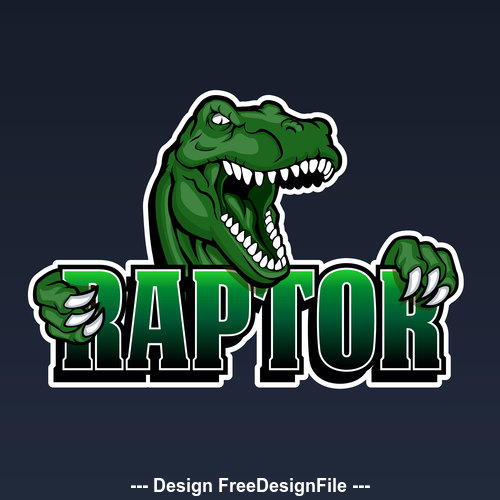 Raptor logo vector