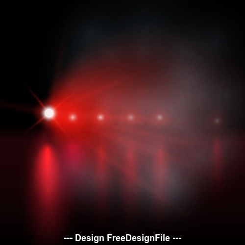 Red lights background vector