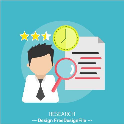 Research elements vector free download