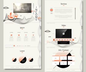 Services web design vector