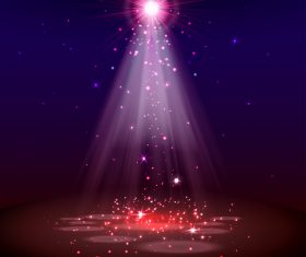 Shiny light effect vector