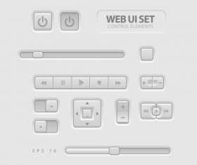 Simple panel template vector