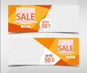 Super promotion banners template vector