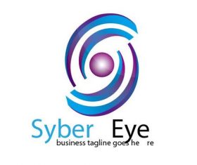 Syber eyelogo vector