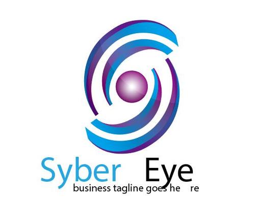 Syber eyelogo vector