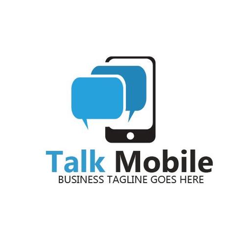 Talk Mobile logo vector