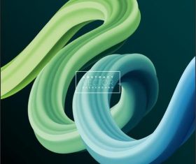 Two color abstract 3d background vector