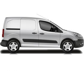 Utilitaire blanc vector