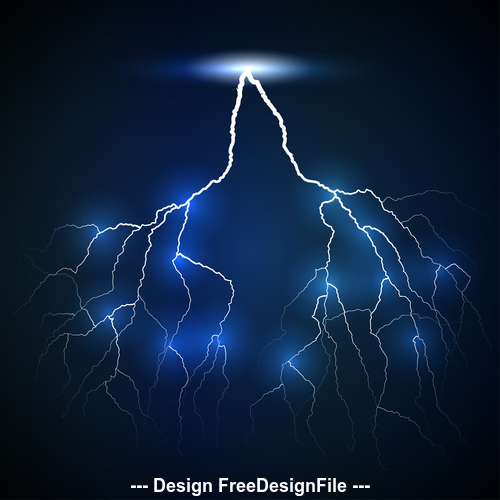 lightning branched double vector