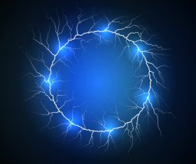 lightning ring vector