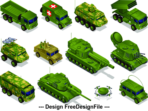 Tank military vehicle cartoon illustration vector free download