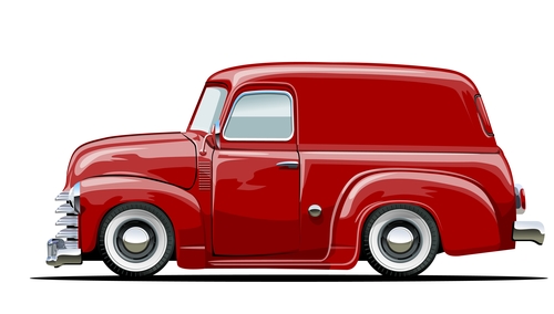 Vintage car vector free download