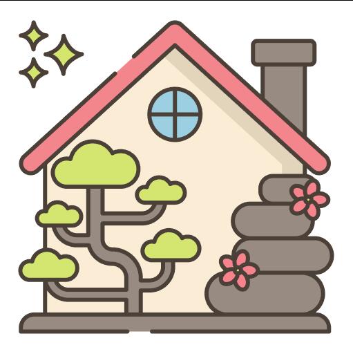 Backyard Zen Garden vector