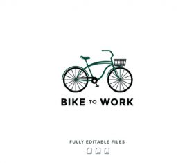 Bike logo vector