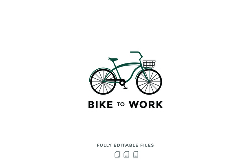 Bike logo vector