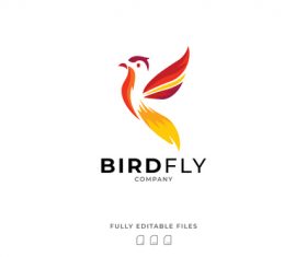 Bird logo vector